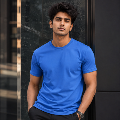 Premium blue Jersey T-Shirt – Lightweight & Breathable